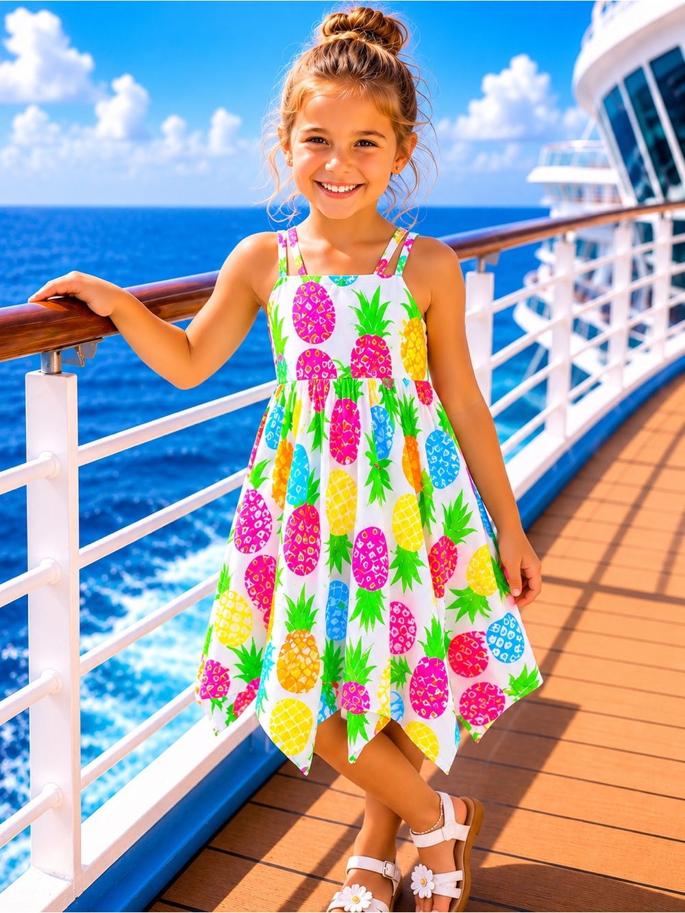 🍍 C&C California Kids Pineapple Dress Girls